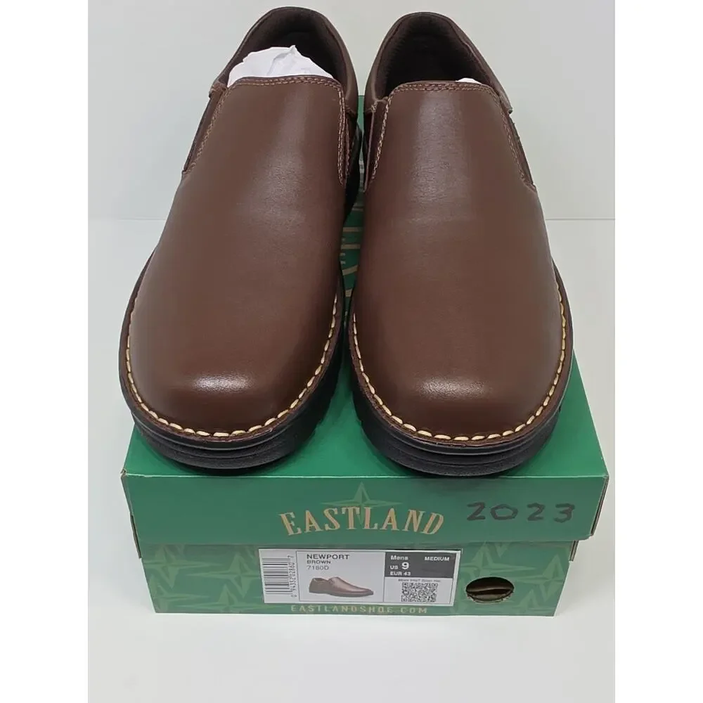 Eastland Dark Brown Newport Men’s Shoes US SIZE 9D 7180D NIB